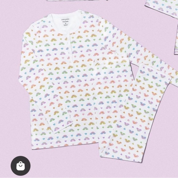 NWOT Roller Rabbit x Stoney Clover Limited Edition Cotton Candy Clouds Top Small - Picture 2 of 10